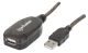 USB 2.0 A actieve verlengkabel USB A M/F 20mtr  manhatten