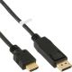 DisplayPort verloopkabel HDMI A M/M 1mtr + audio