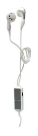 Earphone Stereo white. with microphone*