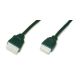 Power Cable. Internal. round. 4 PIN M/F. black. 0.6M*