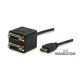 Hdmi Splitter kabel HDMI MALE TO 2 X DVI-D FEMALE*