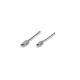 USB 1.1 A verloopkabel USB B M/M 1.8mtr grijs*