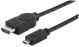 HDMI C verloopkabel HDMI A M/M 2mtr