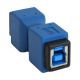 USB 3.0 B verloopadapter USB B F/F