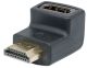 HDMI A adapter HDMI A 90ø beneden M/F