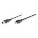 USB 2.0 OTG Cable. 1.8 m. Mini A-B. black*