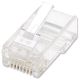 Cat6 RJ45 connector 8P8C voor patch kabel 2-voudig