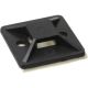 Plakvoet voor bundel band 30x30mm zwart per 10