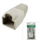 Patchkabel tule RJ45 voor ronde kabel. grijs per 10 Inline