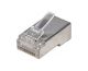 Cat5e RJ45 connector 8P8C voor installatie (stp) kabel 3-vou