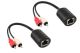 Audio via RJ45 passief 2x Cinch male / RJ45 female