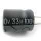 *ELCO RADIAAL STAAND 33uF 100V