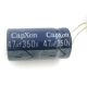 *ELCO RADIAAL STAAND 47uF 350V