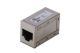 Cat6 RJ45 koppelblok 8P8C <<>> 8P8C 1:1 afgeschermd metaal