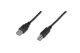 USB 2.0 A verbindingskabel USB B M/M 1mtr zwart*
