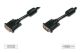 DVI(24+1) verlengkabel DVI-D M/F 3.0mtr Zwart Digitus