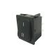 MARQUARDT SCHAKELAAR 2XOM 250VAC 10(4)A FAST-ON 6.3MM