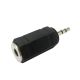 2.5 STEREO verloopadapter  3.5 STEREO M/F