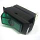 WIPSCHAKELAAR 12V 20A GROEN INBOUWMAAT: 27X11.8MM