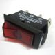 WIPSCHAKELAAR 12V 20A ROOD INBOUWMAAT: 27X11.8MM