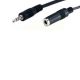 VERLOOPKABEL 6.3 FEMALE >> 3.5 MALE STEREO 0.2MTR