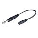 VERLOOPKABEL 3.5 FEMALE >> 6.3 MALE STEREO 0.2MTR.