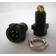 CONNECTOR BINDER 719 4POLIG MALE CHASSISDEEL IP40 DIN40050