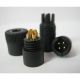 CONNECTOR BINDER 719 4POLIG MALE IP40 DIN40050 SNAP LOCKING