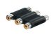 Cinch verloopadapter Cinch 3x F/3x F