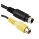 CINCH-S-VHS ADAPTER KABEL 25CM CINCH FEMALE >> S-VHS MALE