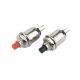 DRUKSCHAKELAAR 1XMAAK 250VAC 0.5A MINI ZWART AFMETING:21X7MM