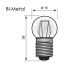 LAMPJE E10- 3.5V 450mA 1.25W BI-METAL AFMETING:29X15MMØ
