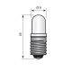E10 SINGLE LED 12VAC/12VCD 20mA MCD:7000 GROEN