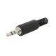 3.5MM STEREO-STEKKER MALE KUNSTSTOF