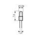 BI-PIN-LAMPJE 2.5V 110mA T3/4 RASTER:1.27