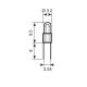 BI-PIN-LAMPJE 6.0V 115mA T1 RASTER:2.54