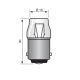 BAJONET LAMPJE BA15D NEON 240VAC MET REFLECTOR