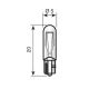 WEDGE LAMPJE 6-7V 80mA 0.52W T5 AFMETING:5X20MM
