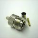 N PLUG FEMALE RG58U KRIMP UITVOERING