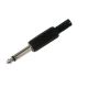 6.3MM MONO-STEKKER MALE KUNSTSTOF