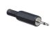 2.5MM MONO-STEKKER KUNSTSTOF