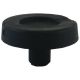 Pvc pootje voor het indrukken 17X3.5mm zwart per 100