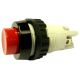 DRUKSCHAKELAAR RAFI 2XMAAK ROOD 250VAC 2A AFMETING:41X20MM M