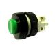 DRUK bouton RAFI 1XMAAK GROEN 250VAC 0.7A AFMETING:30X19M