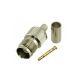 TNC PLUG MALE VOOR RG58U REVERSE POLARITY (ML BINNENSTIFT)