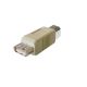 USB 2.0 B verloopadapter USB A M/F