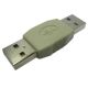 USB 2.0 A verloopadapter USB A M/M