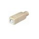 USB B FEMALE CONNECTOR SOLDEERUITVOERING
