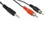 AUDIO KABEL 1X3.5MM MALE <<>> 2XCINCH MALE 7.5MTR*