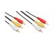 AUDIO-VIDEOKABEL 3XCINCH MALE <<>> 3XCINCH MALE =AVK354-1000
